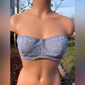 Lace Strapless Bandeau Bra - Victoria secret size XL